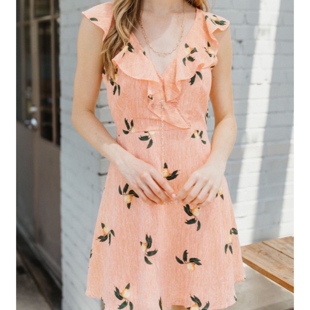 Peach Dress